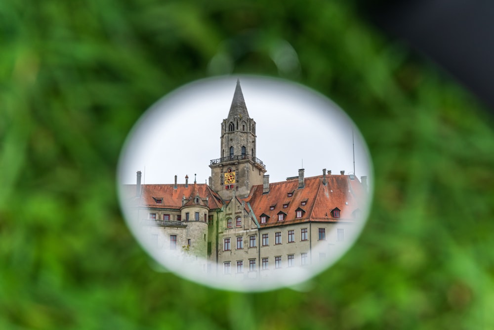 a building with a tower