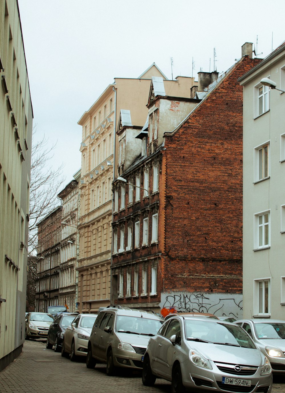 a row of buildings