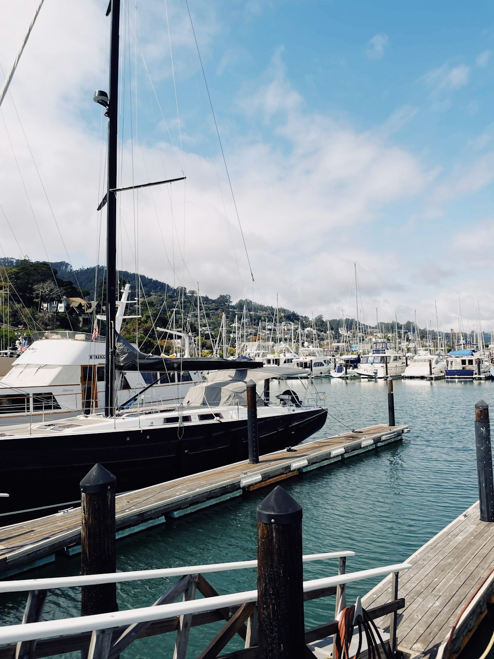 a boat docked at a pier