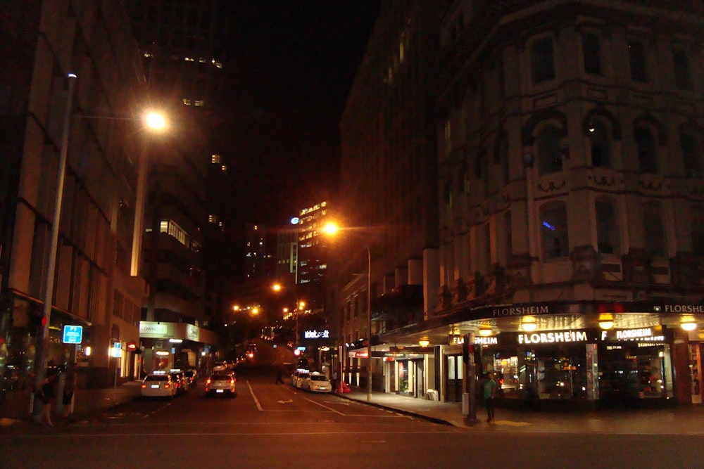 a street with buildings on either side