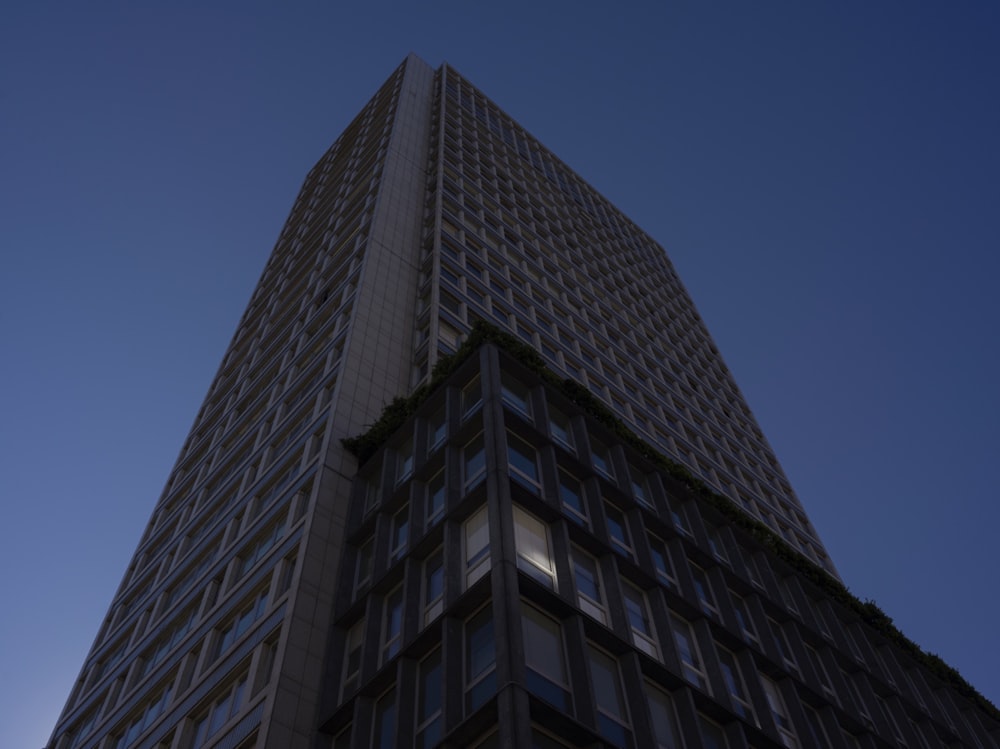 a tall building with many windows