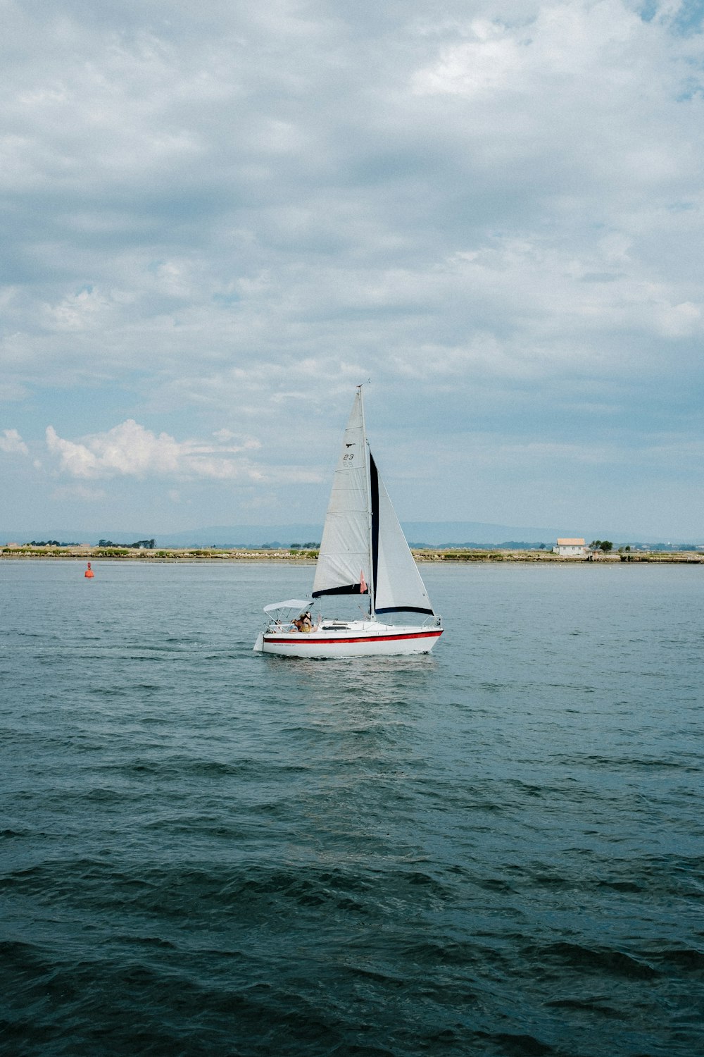 a sailboat on the water