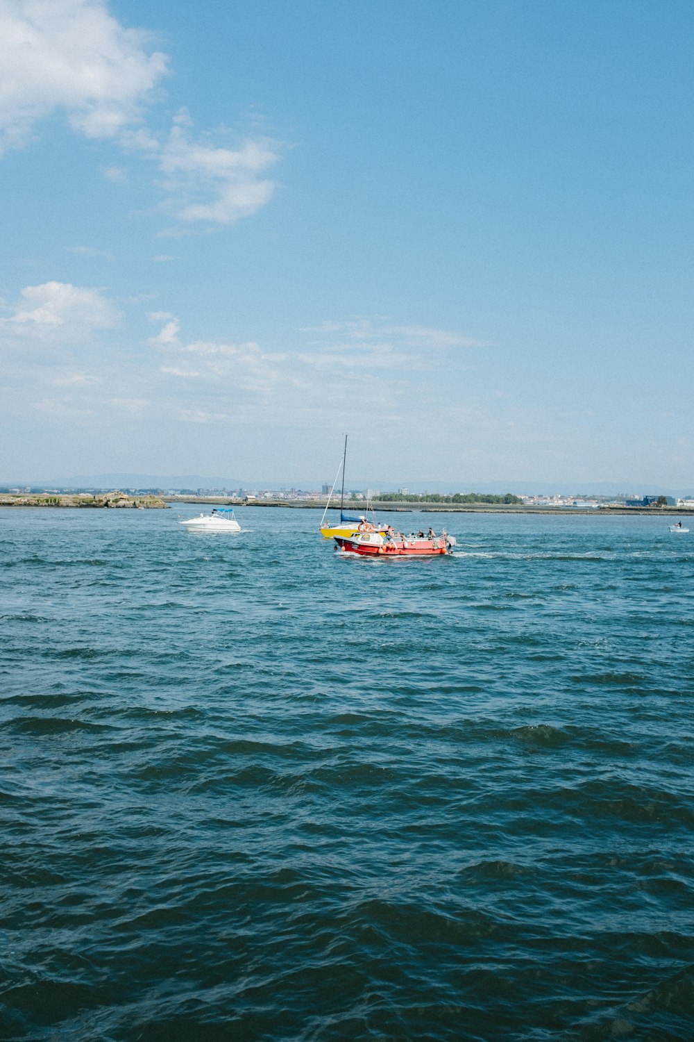 a boat in the water