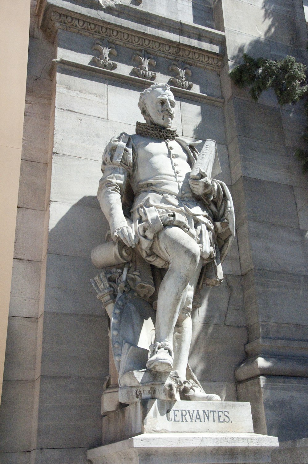 a statue of a man