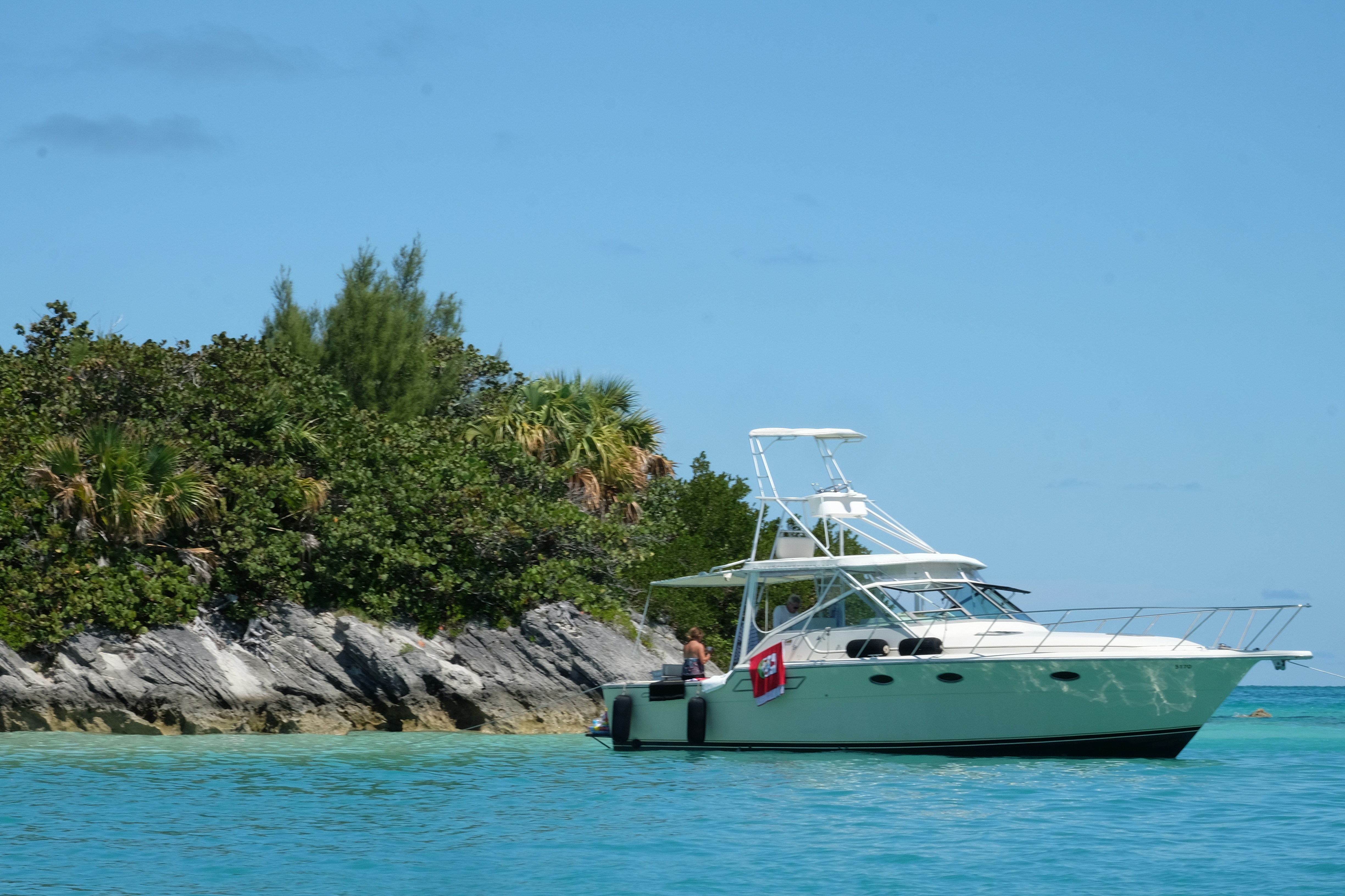 a boat sailing on the water