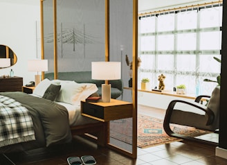 Second double bedroom featuring cozy furnishings.