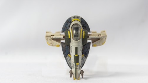 A detailed 3D printable model of a spaceship.