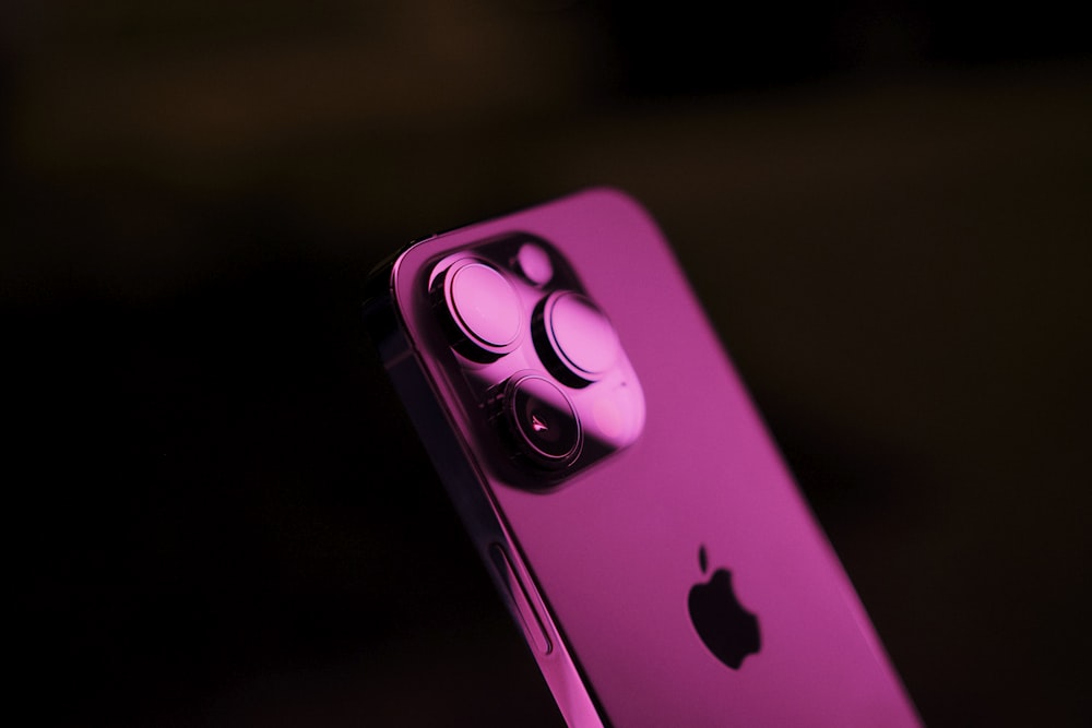 a pink cell phone