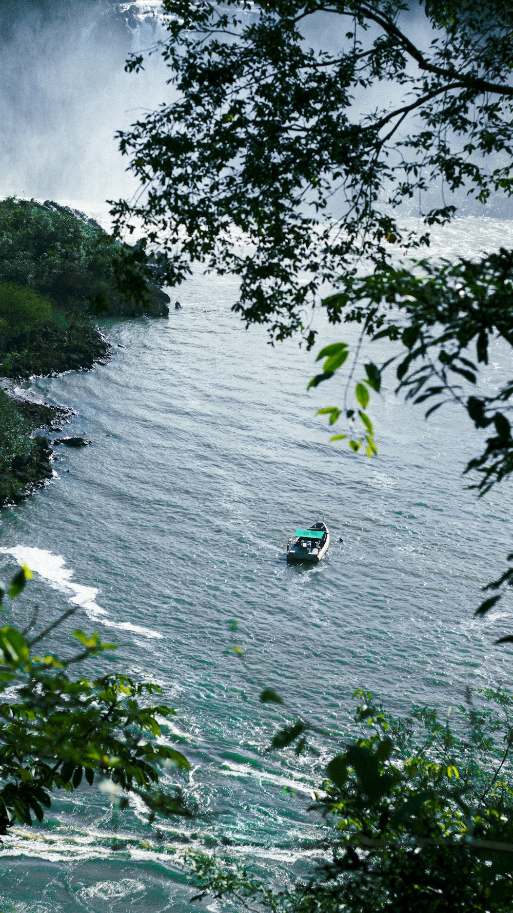 a boat on the water