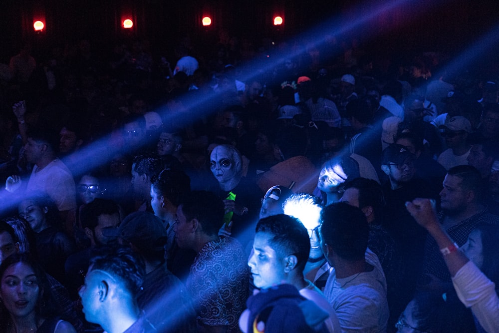 a crowd of people at a concert