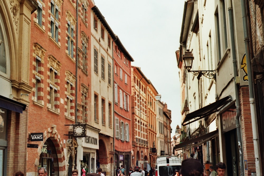 a busy city street