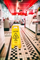 a train station with people