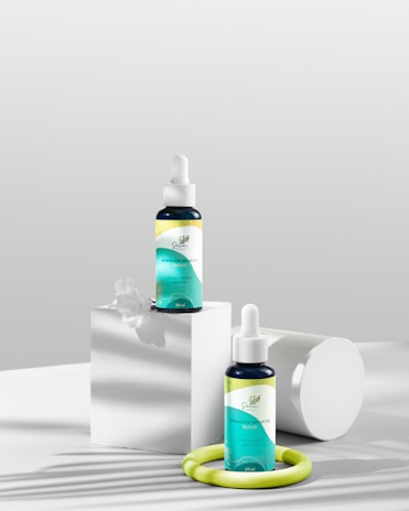 a couple of bottles of shampoo