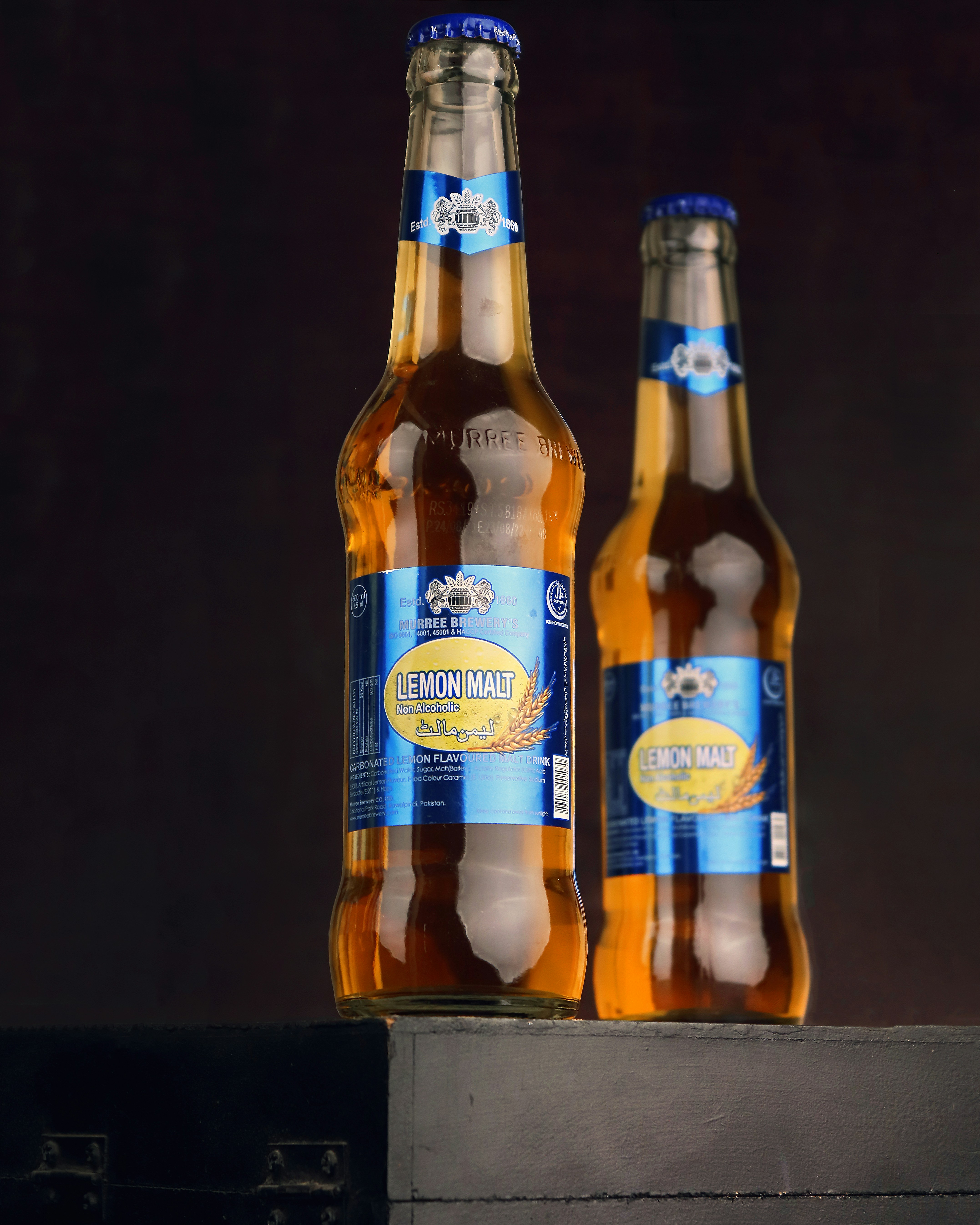un paio di bottiglie di birra