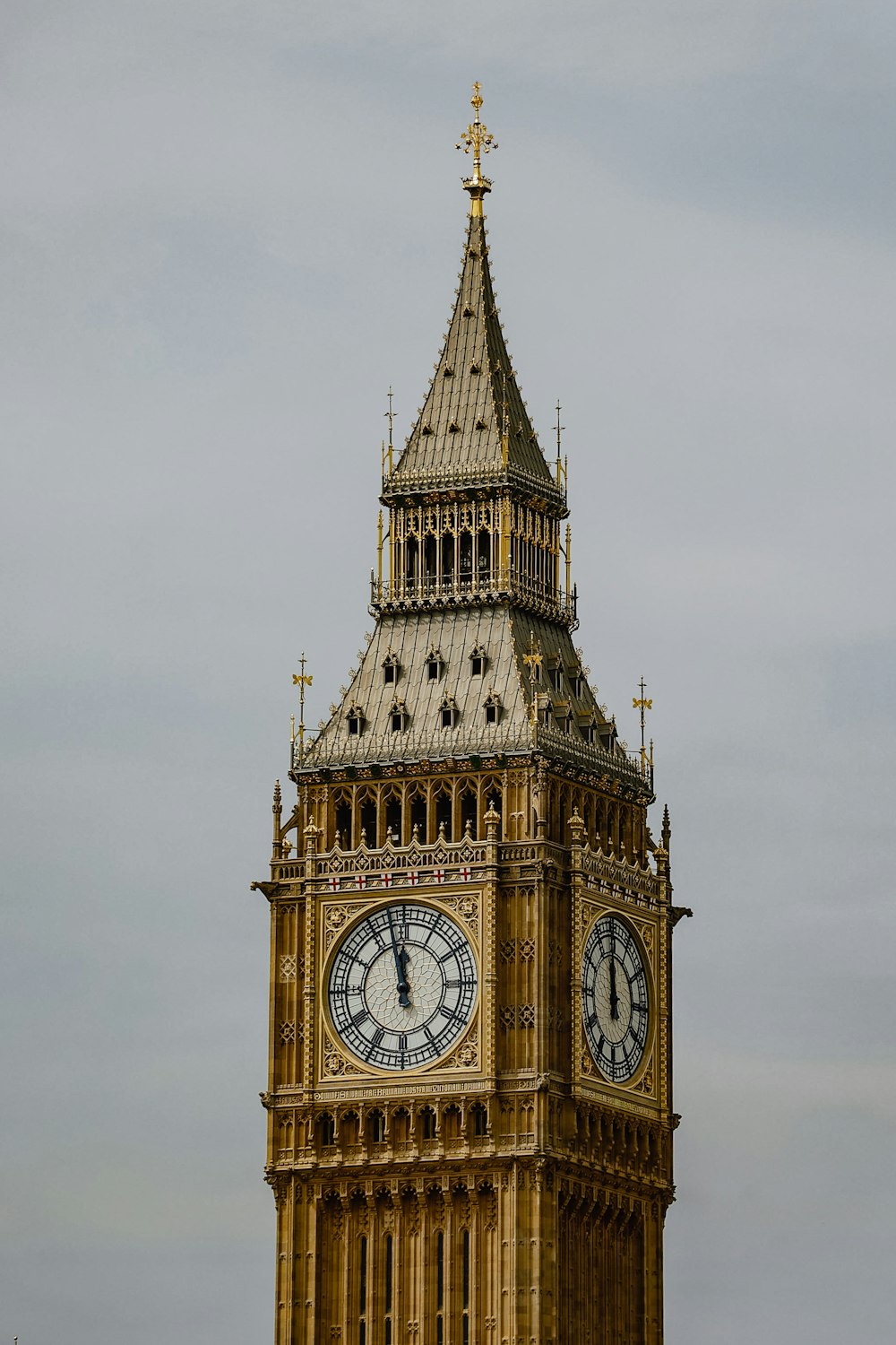 a large clock tower with Big Ben in the background