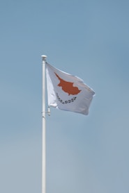 a flag on a pole