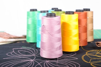 a group of colorful tubes