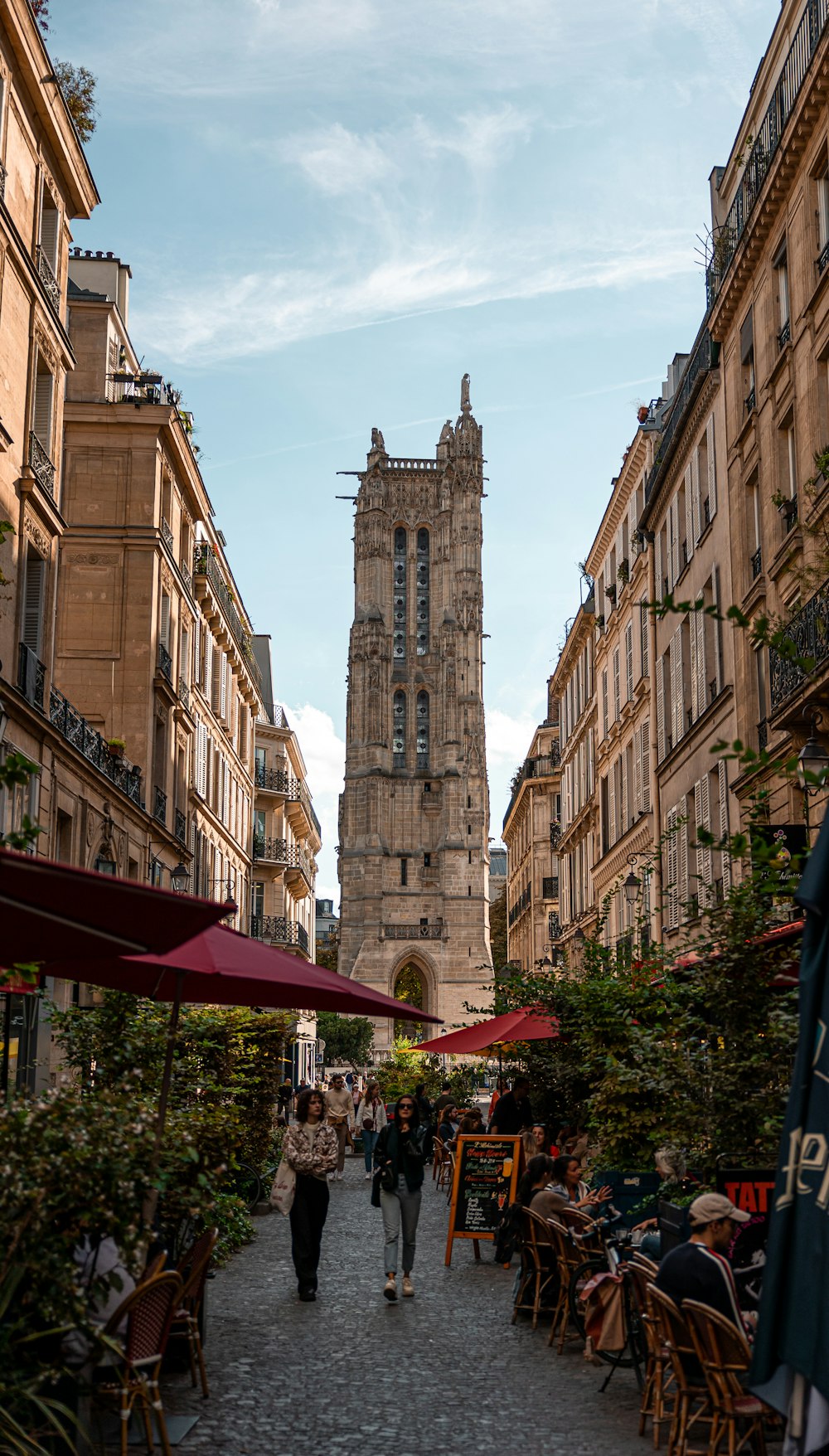 a tall building with a tower