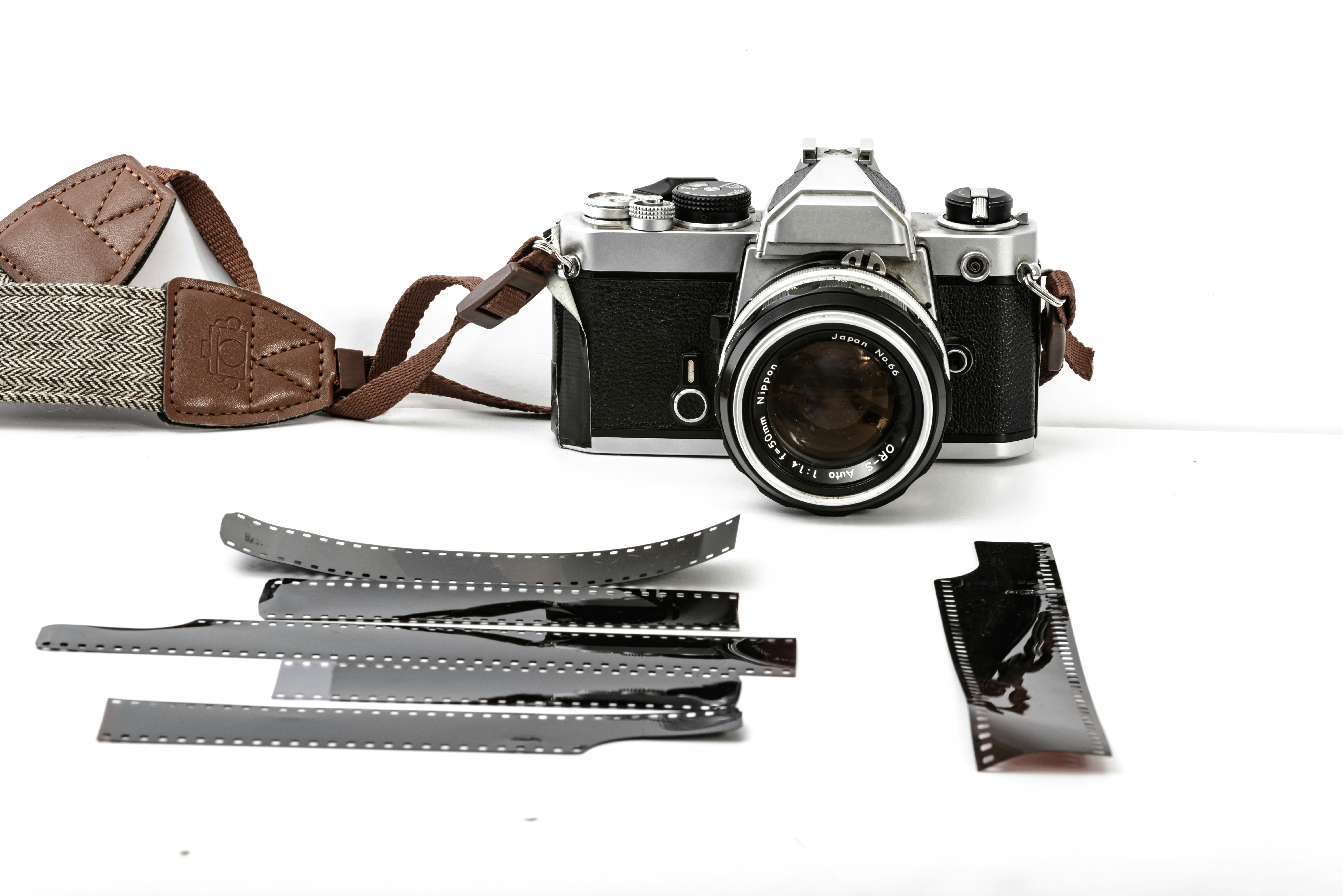 a group of camera lenses