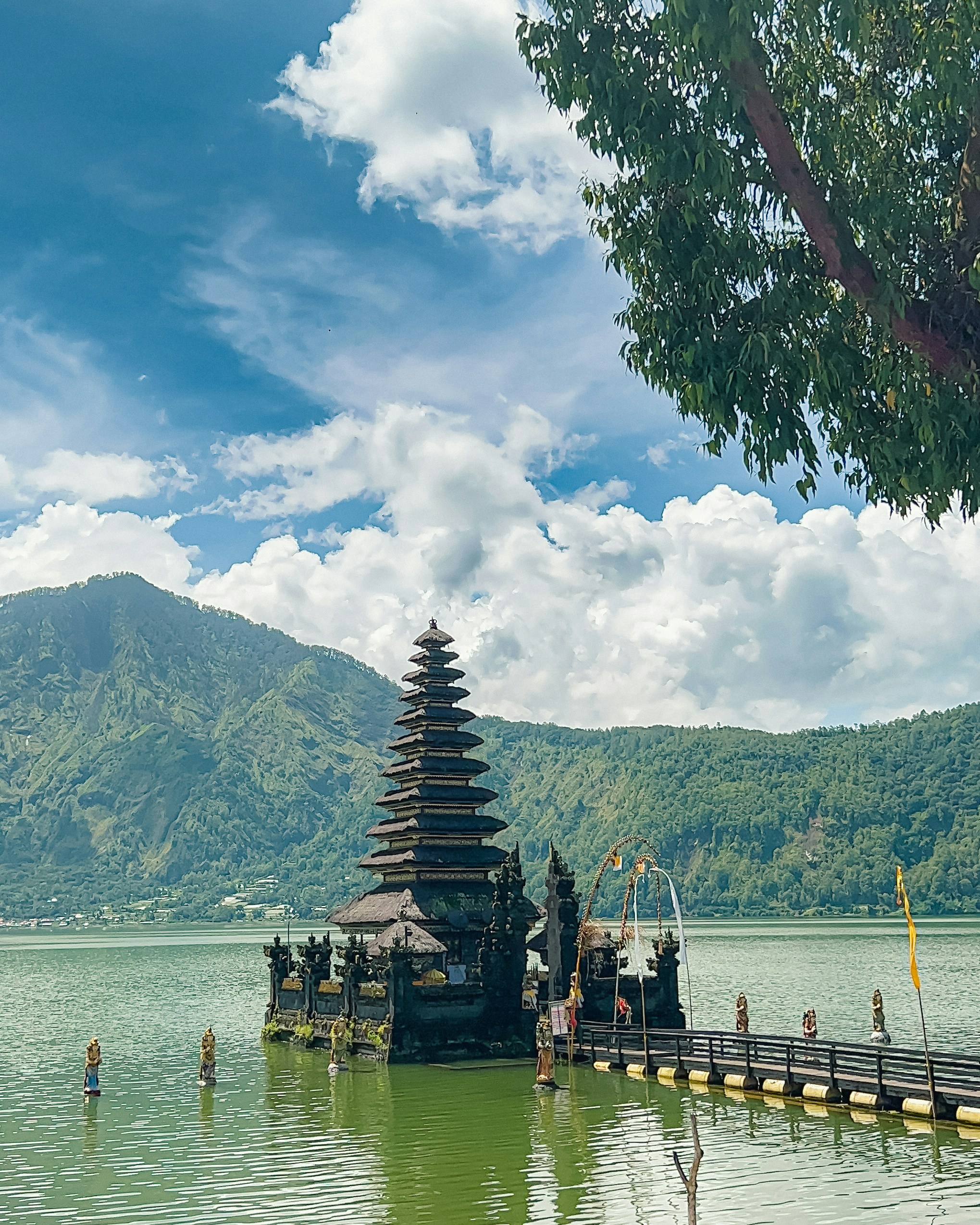 The main temple of the Saraswati Goddess is located on the beautiful Island of Bali which her secret followers visit every year.  