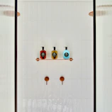 A corner shower rack stacked with shampoo bottles and soap, showcasing smart space use.