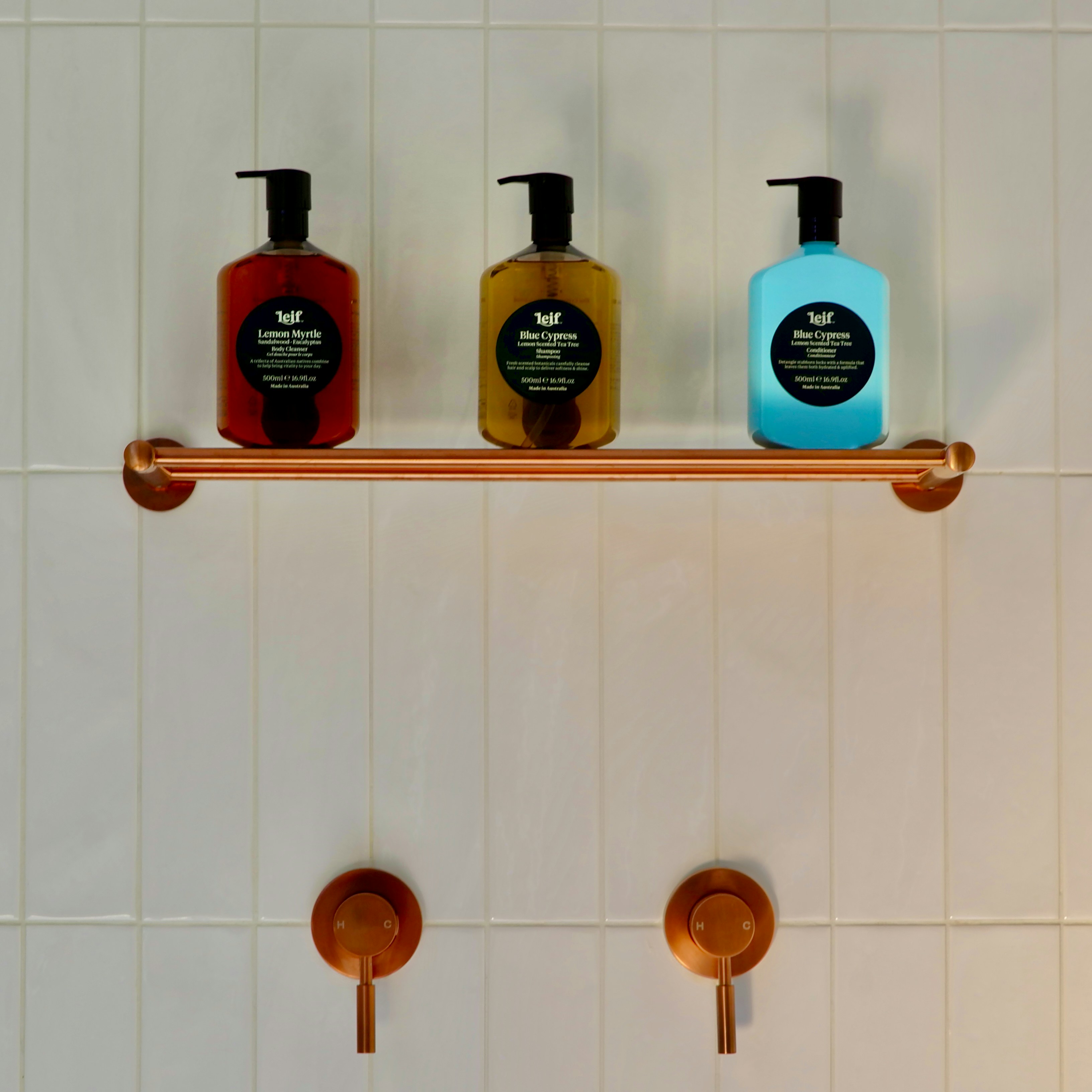 a shelf with bottles on it