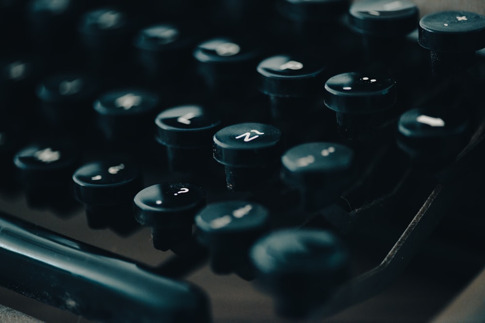 a close up of a keyboard