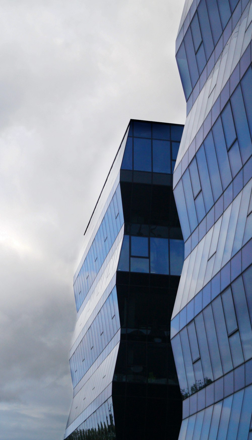 a low angle view of a building