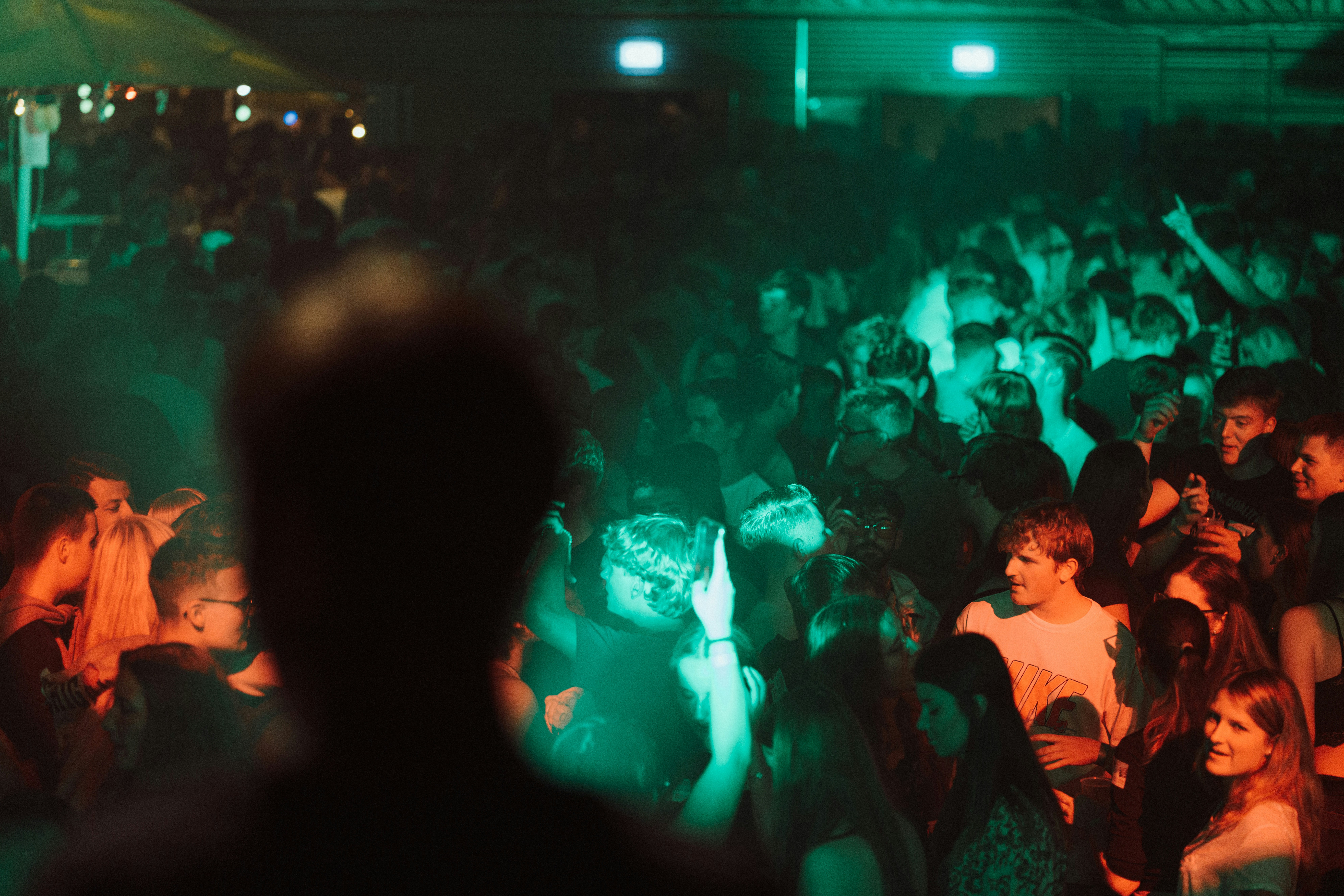 a crowd of people at a concert