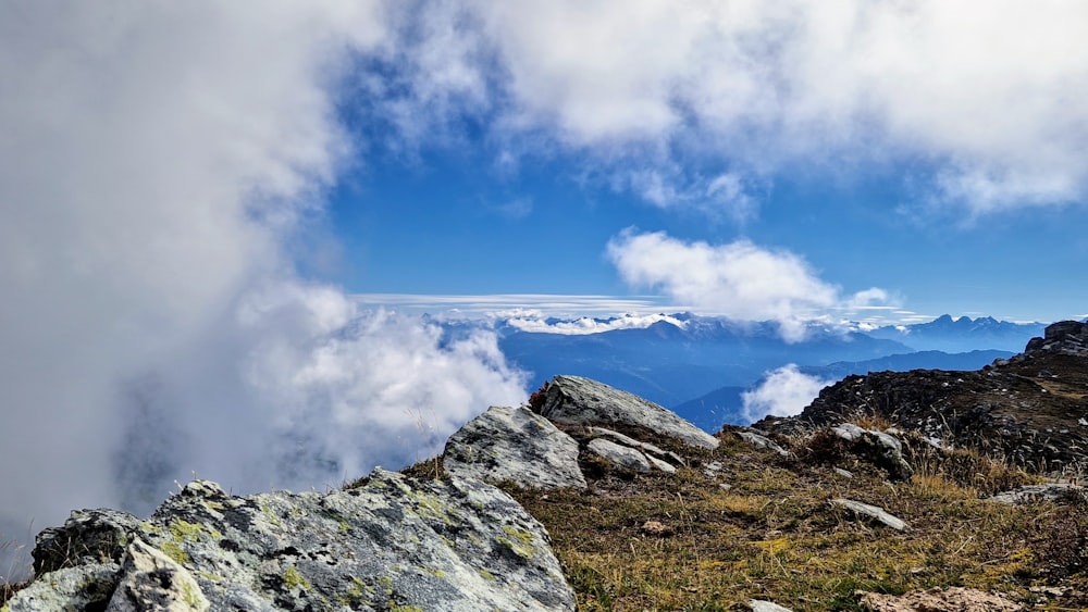 a rocky mountain top