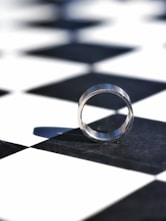a close-up of a ring