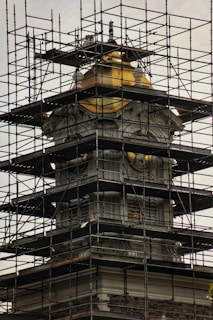 a tall building with a tower