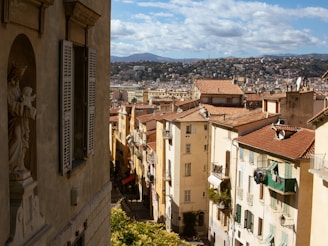 A charming street view of Milan’s historic buildings just steps from the apartment.