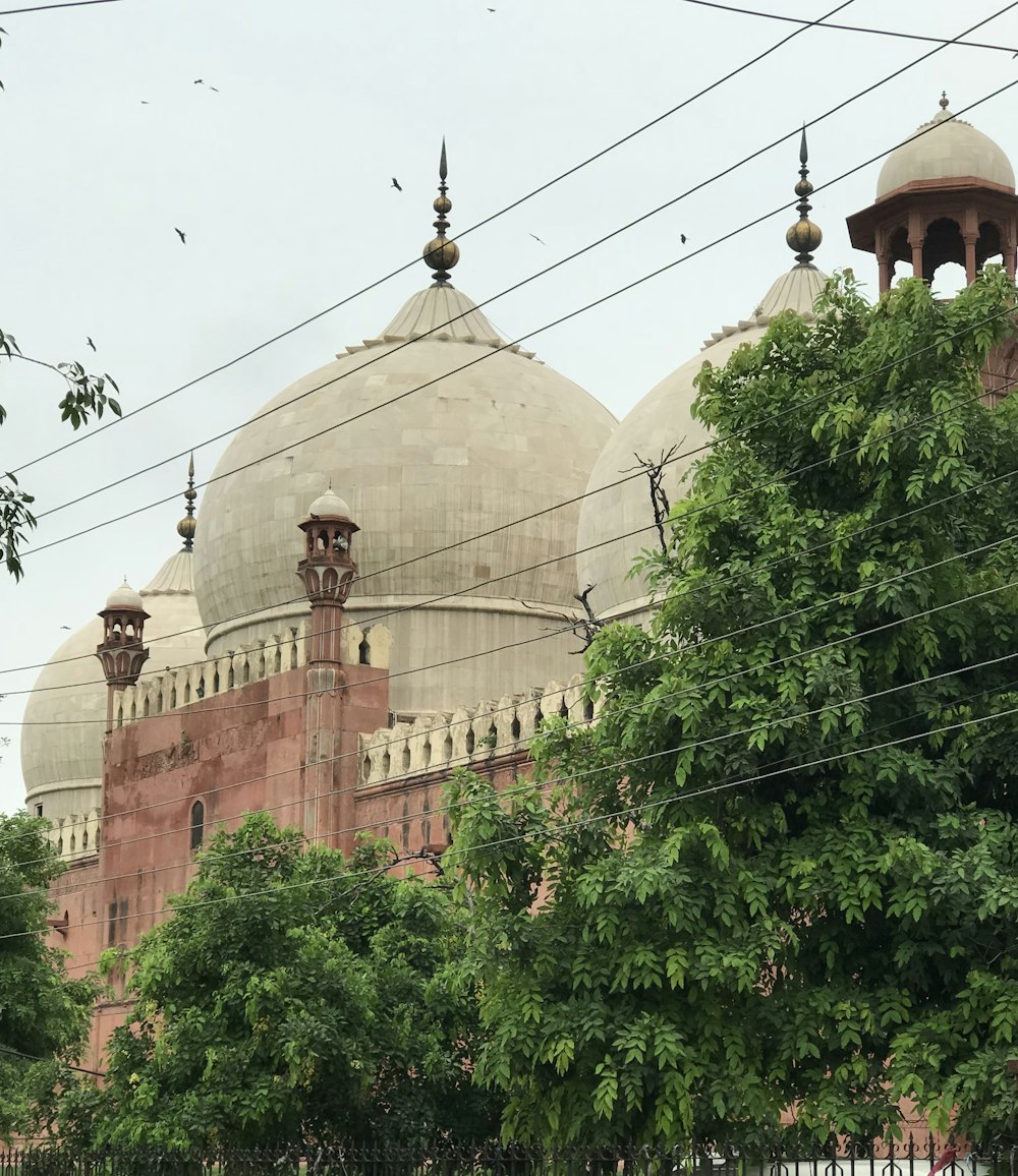 a building with a dome roof