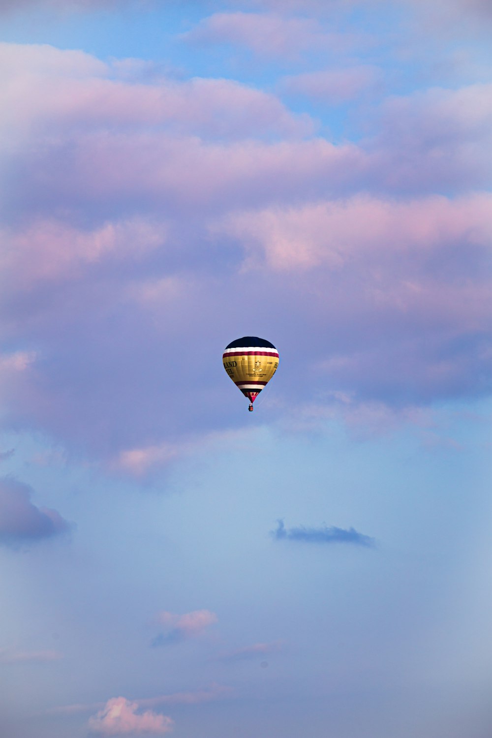 a hot air balloon in the sky