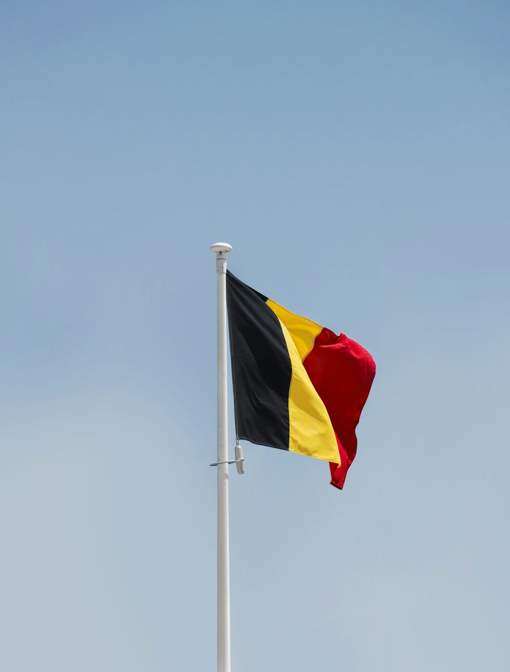 a flag on a flagpole
