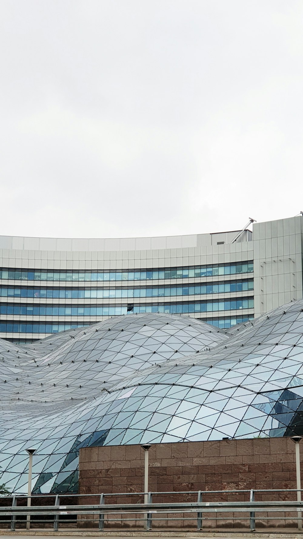 a large building with a glass roof