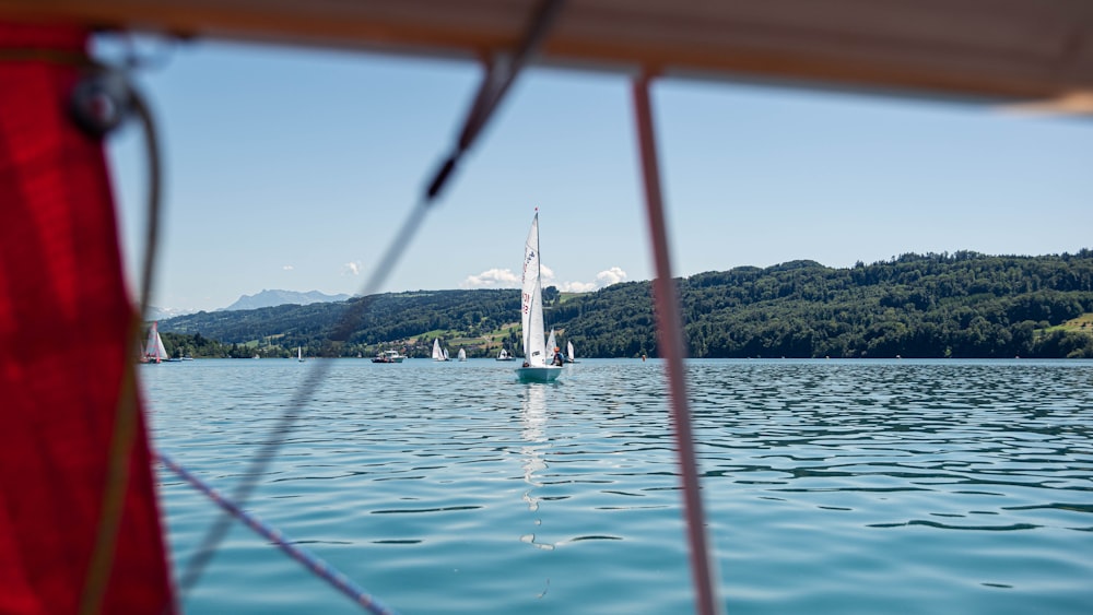 a sailboat on the water