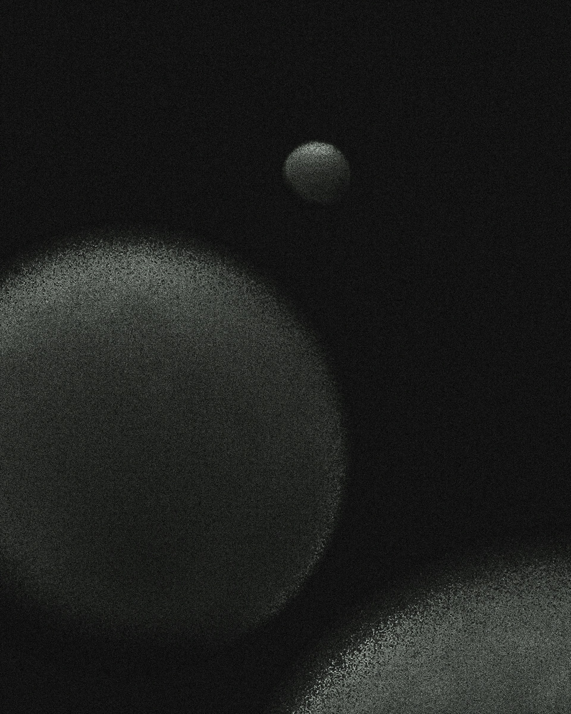 a planet in space