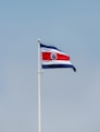 a flag on a flagpole