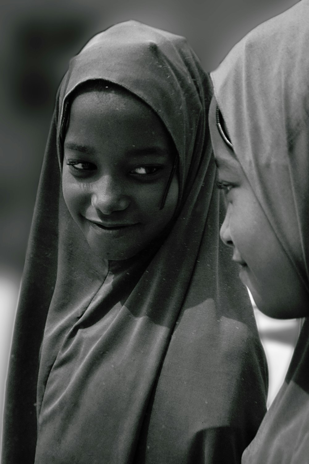 a man wearing a headscarf