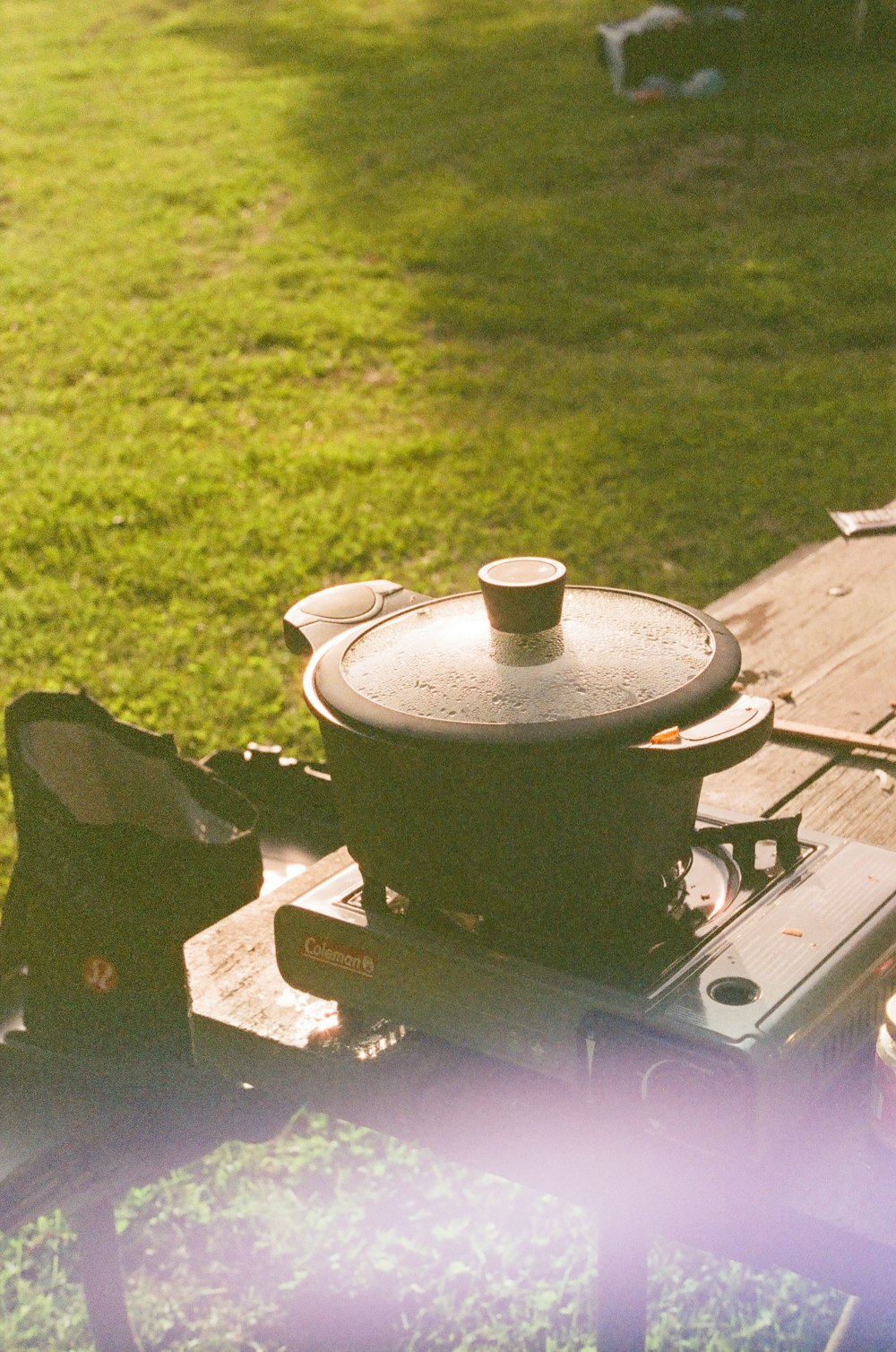 a pot on a table