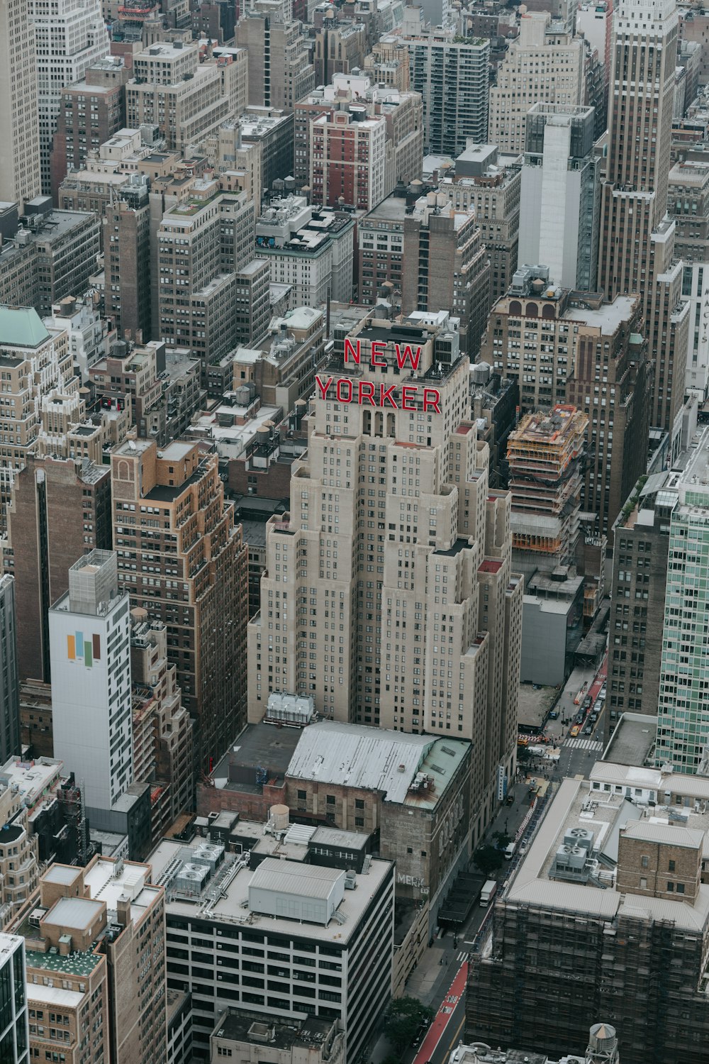 a city with many buildings