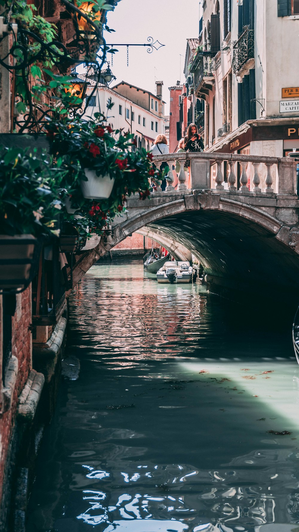 a boat on a river