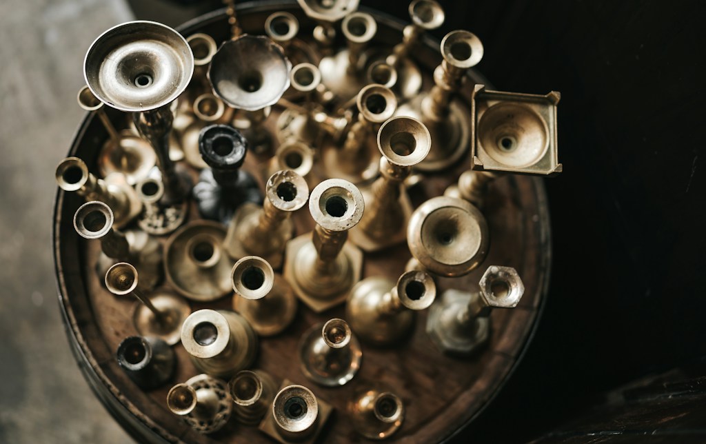 Brass Candle Holder