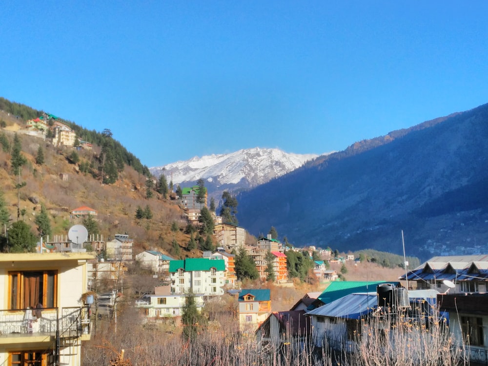 a town in the mountains