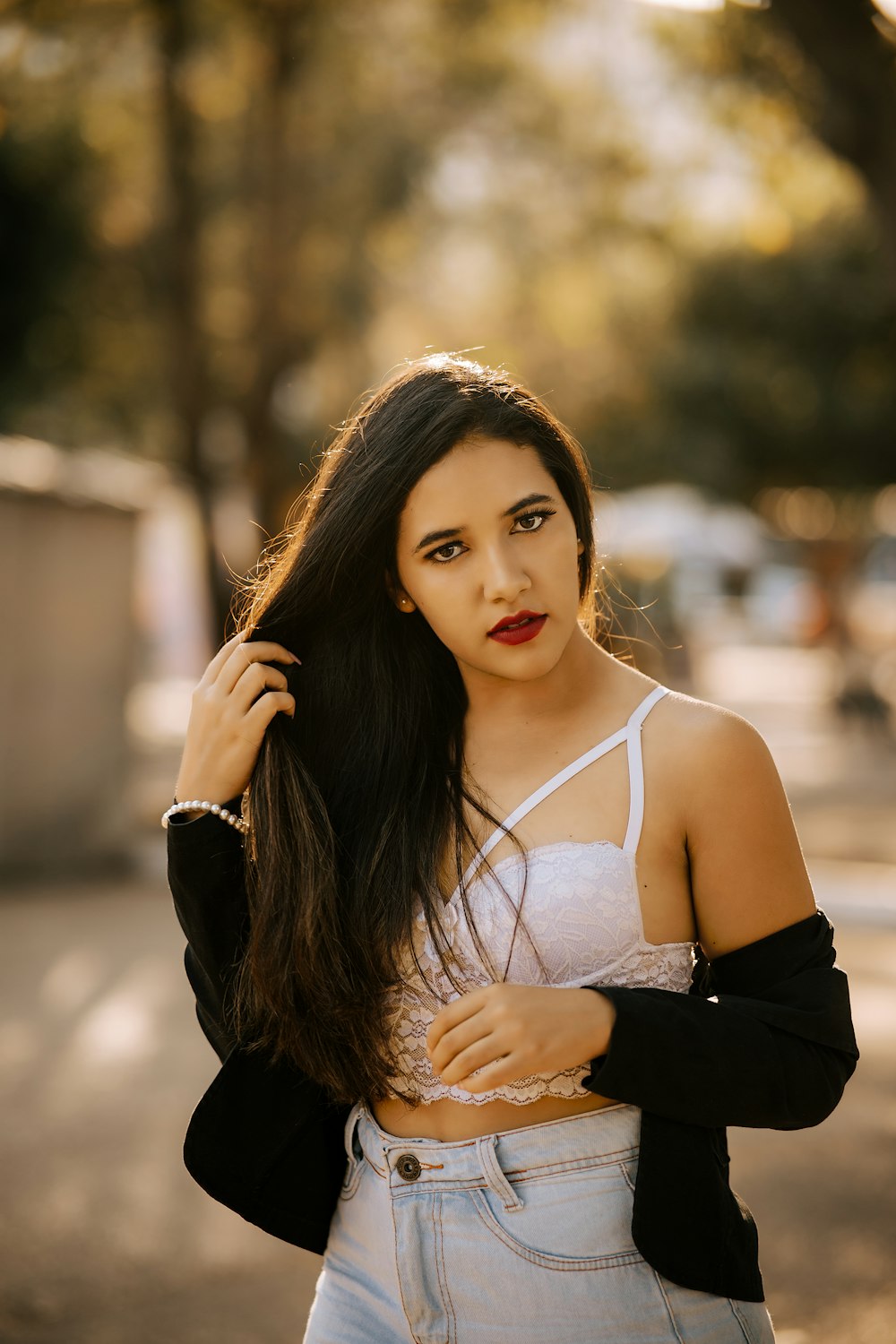 a woman posing for a picture