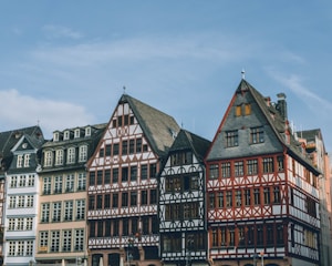 a row of buildings