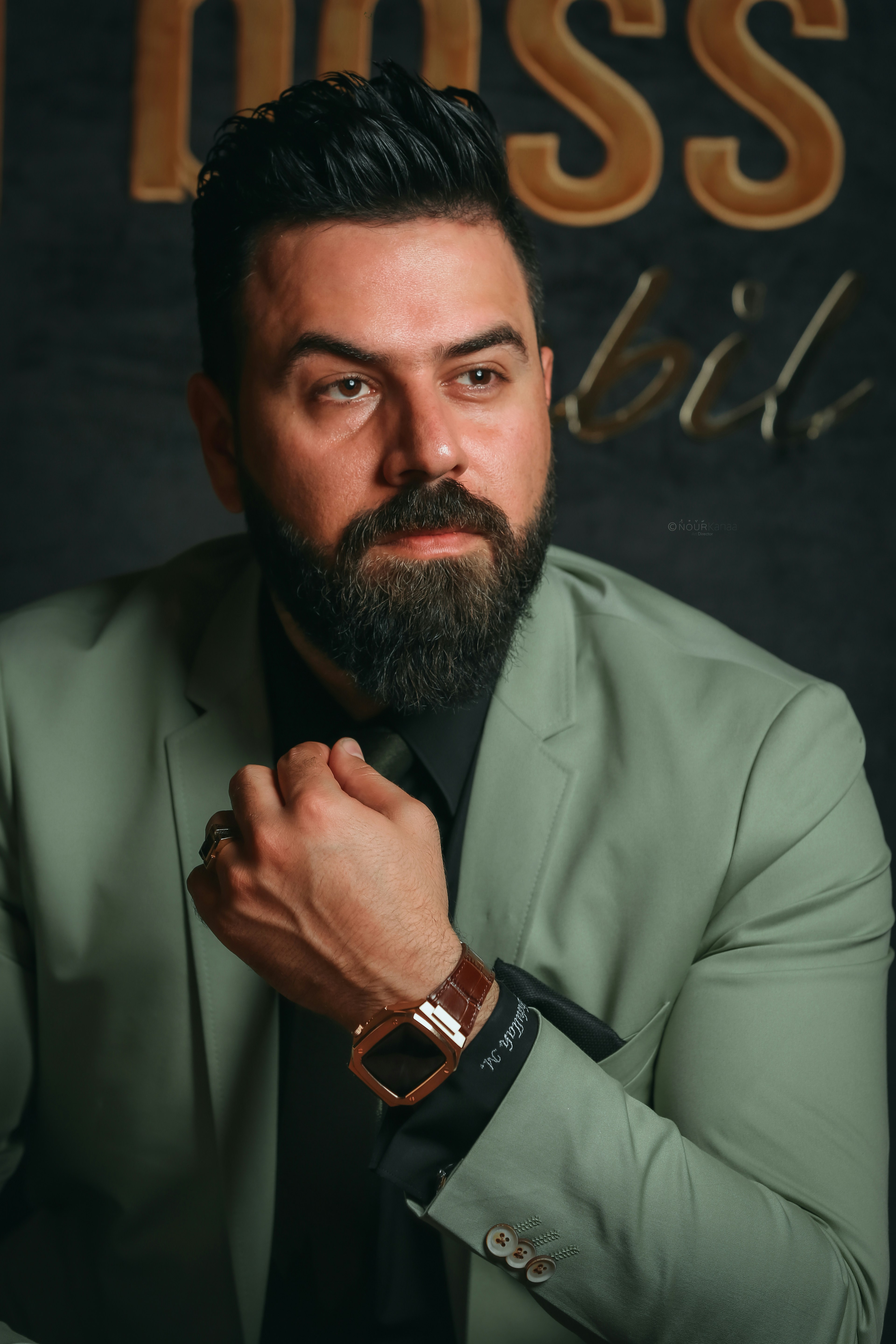 a man with a beard