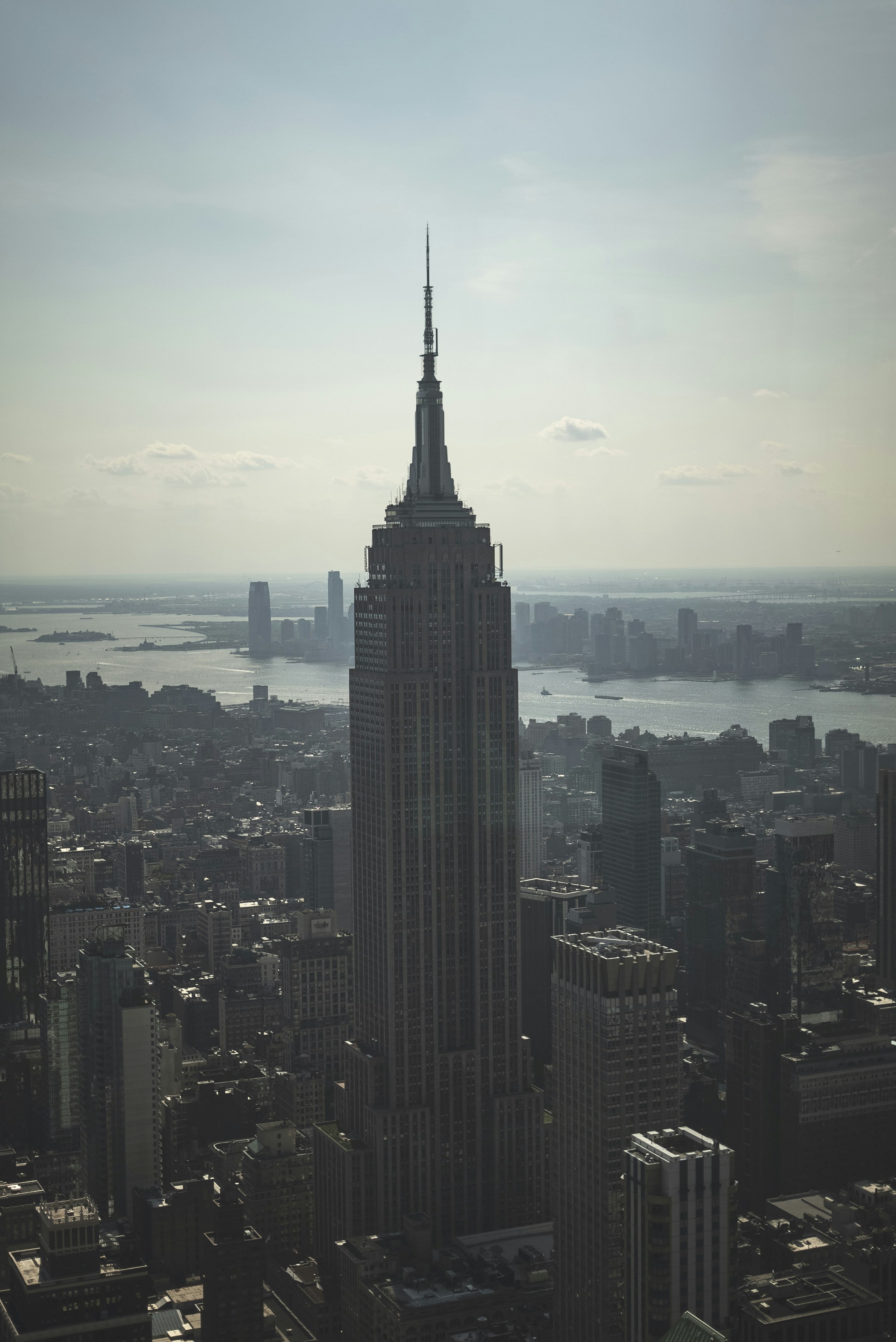 a tall building in Empire State Building